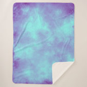 Couverture Sherpa Effet nuage tempête violette Sherpa Blanket (Devant)