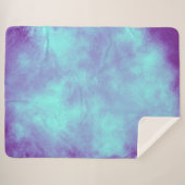 Couverture Sherpa Effet nuage tempête violette Sherpa Blanket (Devant (Horizontal))