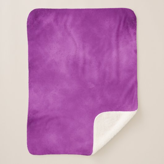 Couverture Sherpa Effet Nuage Violet Storm (Devant)