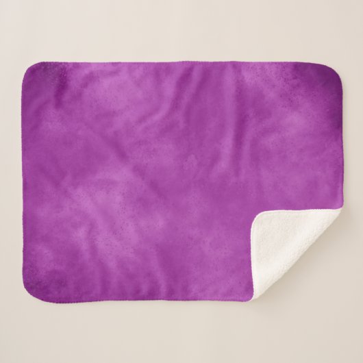 Couverture Sherpa Effet Nuage Violet Storm (Devant (Horizontal))