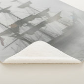 Couverture Sherpa Éffrayant Hauné Pirate Ship Grey (3/4)