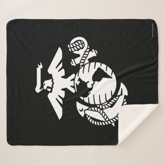 Couverture Sherpa EGA à une couleur - blanc (Devant (Horizontal))