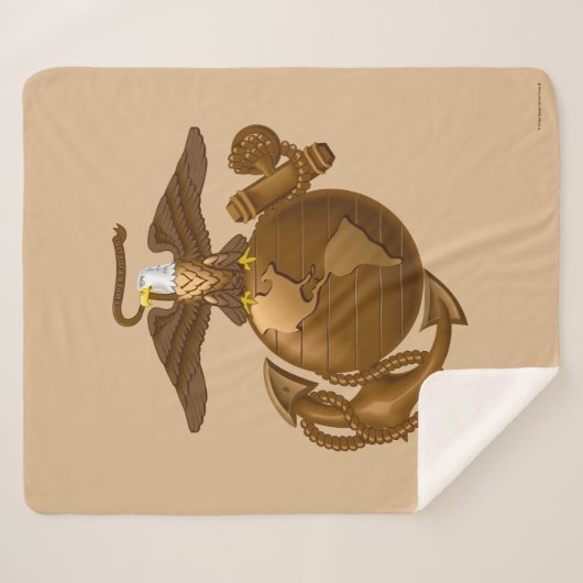 Couverture Sherpa EGA couleur complète - Bronze (Devant (Horizontal))