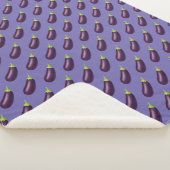 Couverture Sherpa Eggplant Emoji (3/4)