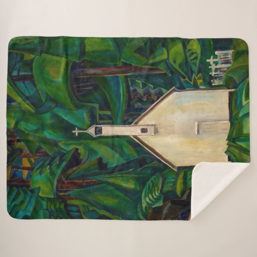 Couverture Sherpa Église indienne | Emily Carr | (Devant (Horizontal))