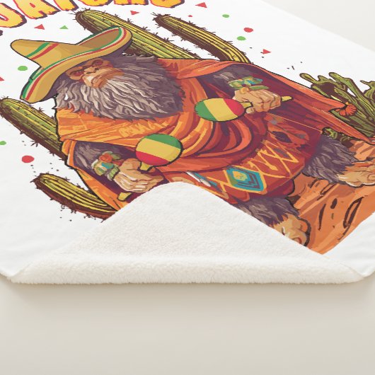 Couverture Sherpa El Squatcho Bigfoot avec Maraca, Sombrero et Ponc (3/4)