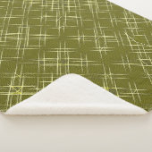 Couverture Sherpa Élégance en croisillons (3/4)