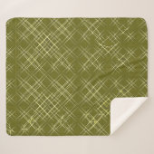 Couverture Sherpa Élégance en croisillons (Devant (Horizontal))