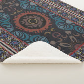 Couverture Sherpa Élégance intemporelle Tissu traditionnel Charme Vi (3/4)