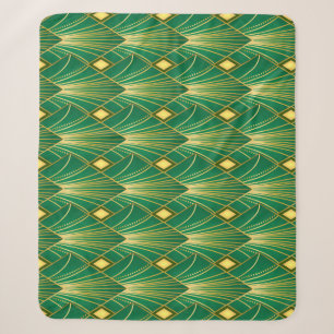 Couverture Sherpa Elégance orientale : Fond d'écran Art Déco