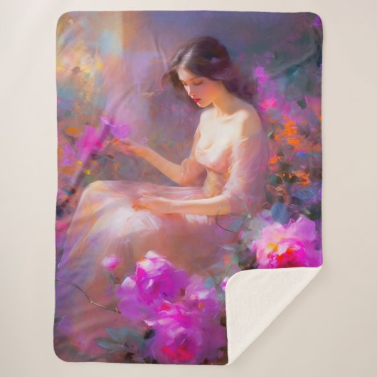 Couverture Sherpa Élégance sensuelle (Devant)