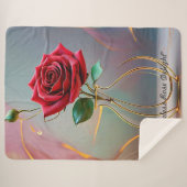 Couverture Sherpa "Elegance Unadorned" (Devant (Horizontal))