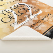 Couverture Sherpa Élégant 22e anniversaire de Mariage de cuivre (3/4)