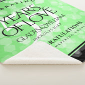 Couverture Sherpa Élégant 55e anniversaire de Mariage d'émeraude (3/4)