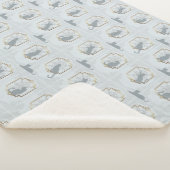 Couverture Sherpa Elegant Art Deco Cats - Light Gray (3/4)