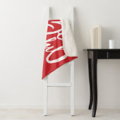 Couverture Sherpa Elégant Be Joyful Holiday Design (En situation)