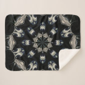 Couverture Sherpa Elégant Mandala (Devant (Horizontal))