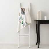 Couverture Sherpa Élégant Mariage Floral Soft Botanical Romance (En situation)