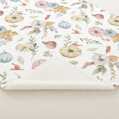 Couverture Sherpa Elégant Motif d'aquarelle d'automne (3/4)
