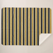 Couverture Sherpa Elégante Parties scintillant d'or Faux (Devant (Horizontal))