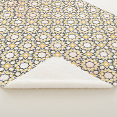 Couverture Sherpa Élégante Sherpa géométrique rose-Clou (3/4)