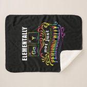 Couverture Sherpa Elementalement Gay Pas Seulement Périodiquement (Devant (Horizontal))