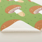 Couverture Sherpa Eléments d'automne sans soudure motif, texture. Mu (3/4)
