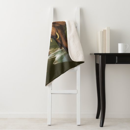 Couverture Sherpa Eléphant (En situation)