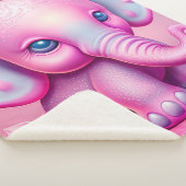Couverture Sherpa "Eléphant bébé" (3/4)