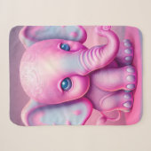 Couverture Sherpa "Eléphant bébé" (Devant (Horizontal))