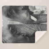 COUVERTURE SHERPA ELEPHANT COUPLE (Devant (Horizontal))