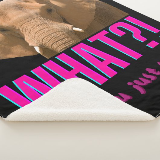 Couverture Sherpa Elephant Que Viens-Tu De Dire ? (3/4)