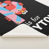 Couverture Sherpa Elmo Alphabet | Crayon P (3/4)