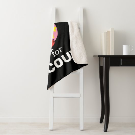 Couverture Sherpa Elmo Alphabet | Étoile S (En situation)