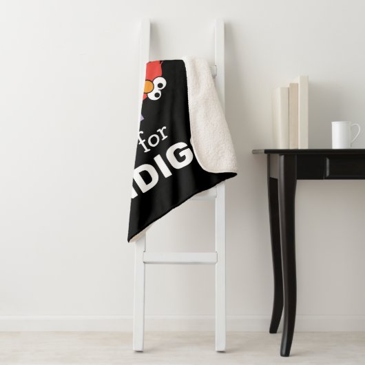 Couverture Sherpa Elmo Alphabet | I Crème glacée (En situation)