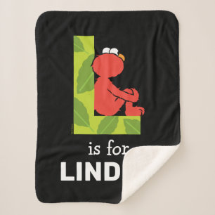 Couverture Sherpa Elmo Alphabet   L feuille