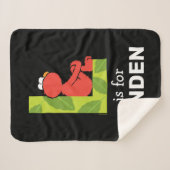 Couverture Sherpa Elmo Alphabet | L feuille (Devant (Horizontal))