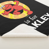 Couverture Sherpa Elmo Alphabet | O orange (3/4)