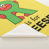 Couverture Sherpa Elmo Alphabet | R Vert (3/4)