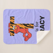 Couverture Sherpa Elmo Alphabet | T Tiger (Devant (Horizontal))