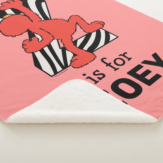 Couverture Sherpa Elmo Alphabet | Z Zebra (3/4)