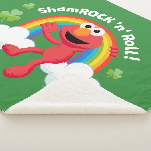 Couverture Sherpa Elmo | Arc en arc-en-ciel shamrock 'n' (3/4)