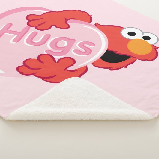 Couverture Sherpa Elmo "Hugs" Valentine Heart Candy (3/4)