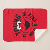 Couverture Sherpa Elmo Skate Logo - Young, Wild & Free 1969 (Devant (Horizontal))
