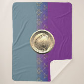 Couverture Sherpa Emblème de bronze du 8ème anniversaire du Mariage (Devant)