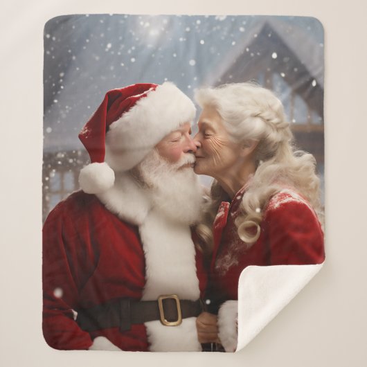 Couverture Sherpa Embrasser M. et Mme Père Noël (Devant)