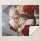 Couverture Sherpa Embrasser M. et Mme Père Noël (Devant (Horizontal))