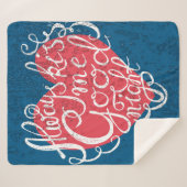 Couverture Sherpa Embrassez-toujours moi bonne nuit (Devant (Horizontal))