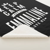Couverture Sherpa Emmaline Nom personnalisé Anniversaire Cadeau (3/4)