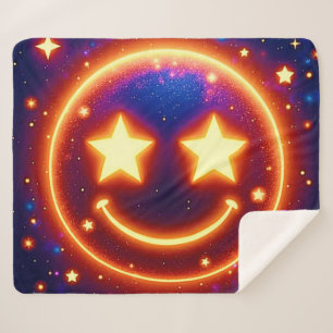 Couverture Sherpa Emoji Étincelant